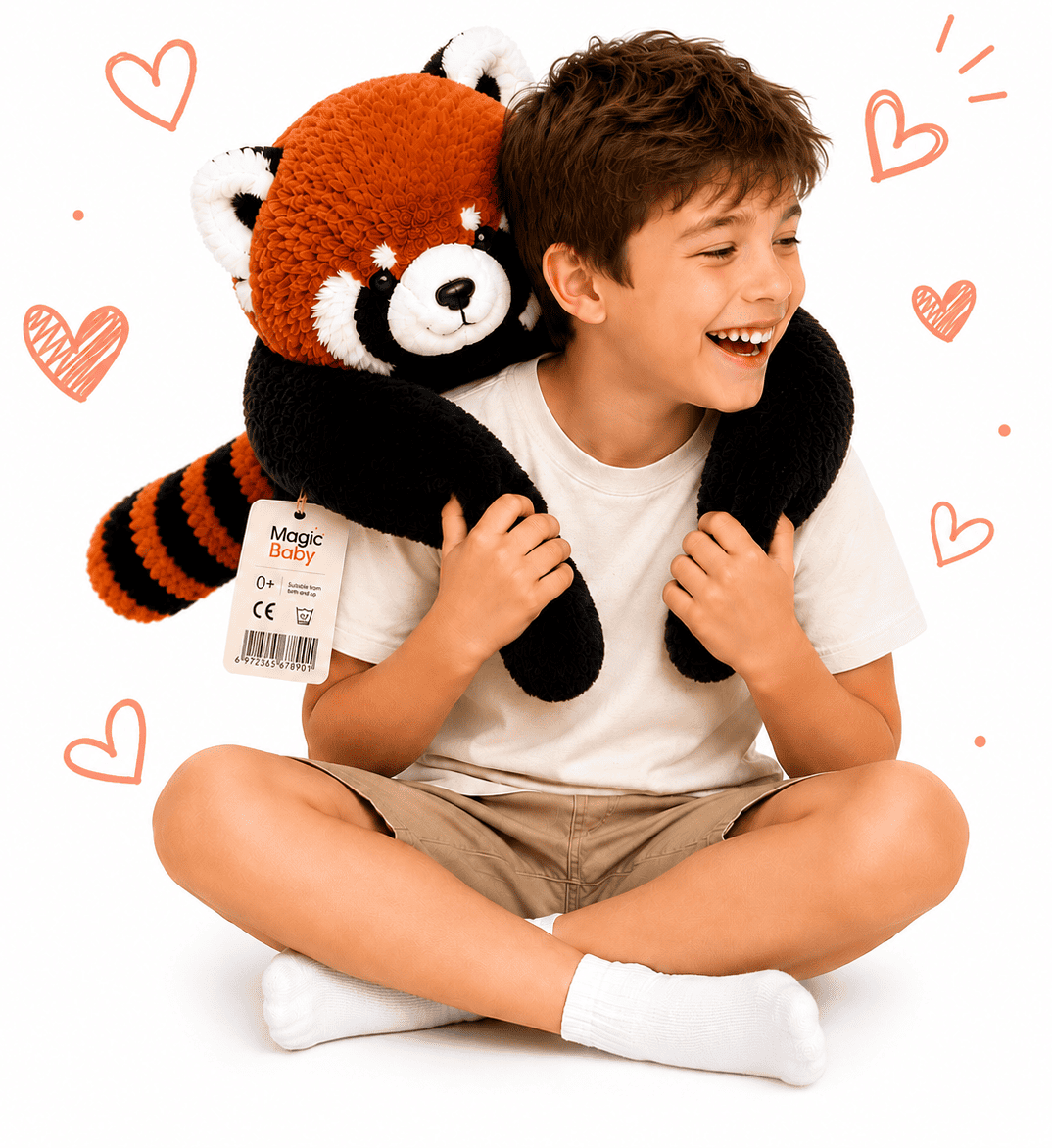 Magic Baby red panda plush
